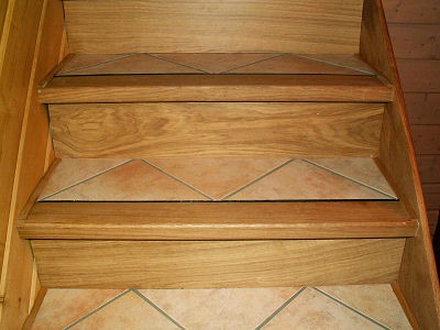 Habillage escalier b�ton